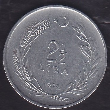 1976 YILI 2.5 LİRA