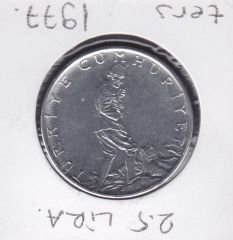 1977 Yılı 2.5 Lira Ters