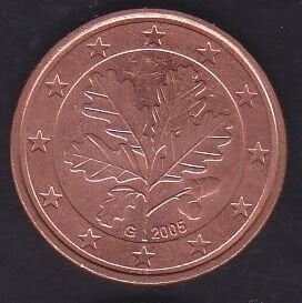 Avrupa Birliği 5 Euro Cent 2005 G Almanya