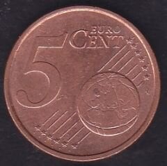 Avrupa Birliği 5 Euro Cent 2005 G Almanya