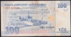 8.Emisyon 100 YTL A79 369028 Çok Temiz