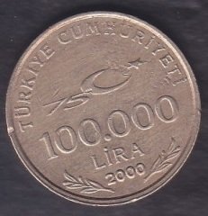 2000 YILI 100 BİN LİRA