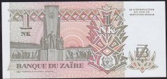 Zaire 1 Nouveau Likuta 1993 Çilaltı
