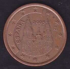 Avrupa Birliği 5 Euro Cent 2005 İspanya
