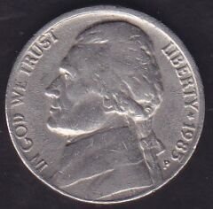 Amerika 5 Cent 1985 P