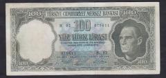 5.EMİSYON 5.TERTİP 100 LİRA B02 075611 ÇÇT
