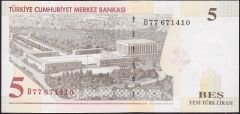 8.Emisyon 5 YTL B77 671410 Çil