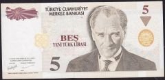 8.Emisyon 5 YTL B77 671410 Çil