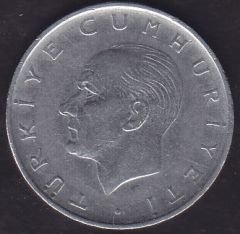 1970 Yılı 1 Lira Ters