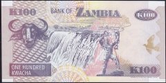Zambia 100 Kwacha 1992 Çil