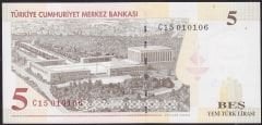8.Emisyon 5 YTL C15 010106 Çil