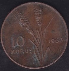 1966 Yılı 10 Kuruş