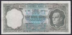 5.EMİSYON 5.TERTİP 100 LİRA C63 057053 ÇÇT
