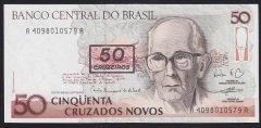 Brezilya 50 Cruzado Novo 1990 Çil Pick223