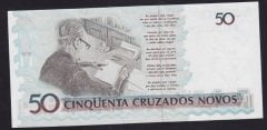 Brezilya 50 Cruzado Novo 1990 Çil Pick223