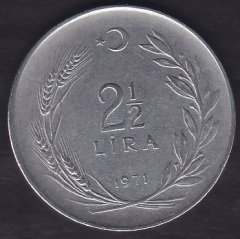 1971 YILI 2.5 LİRA