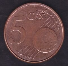 Avrupa Birliği 5 Euro Cent 2004 Belçika