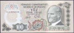 6.Emisyon 2.Tertip 100 Lira I12 525506 Çilaltı Çil