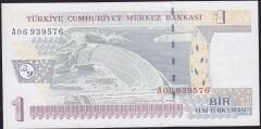 8.Emisyon 1 YTL A06 939576 Çilaltı