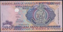 Vanuatu 200 Vatu 1995 Çil Pick 8a