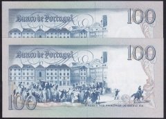 PORTEKİZ 100 ESCUDOS 1981 ÇİL SERİ TAKİPLİ 2 ADET
