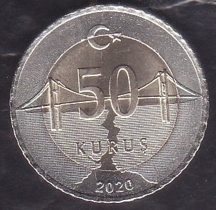 2020 Yılı 50 Kuruş Çil