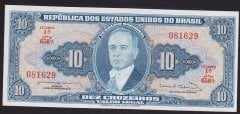 Brezilya 10 Cruzeiros 1961-1963 Çil Pick 167b
