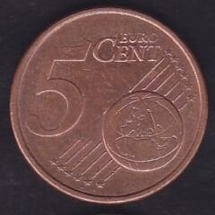 Avrupa Birliği 5 Euro Cent 2004 J Almanya