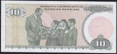 7.Emisyon 2.Tertip 10 Lira D89 421813 Çilaltı Çil