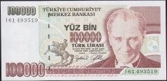 7.Emisyon 3.Tertip 100000 Lira I61 493519 Çilaltı Çil