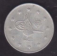 1293 / 30 ABDULHAMİT 2 KURUŞ GÜMÜŞ eski para alan yerler