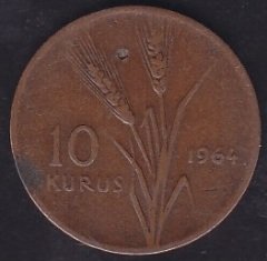 1964 Yılı 10 Kuruş