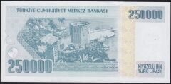 7.Emisyon 3.Tertip 250000 Lira G16 186437 Çilaltı