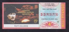 2006 19 EYLÜL YARIM BİLET