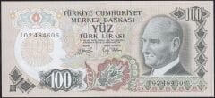 6.Emisyon 2.Tertip 100 Lira I02 484606 Çilaltı Çil