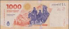 Arjantin 1000 Pesos 2023 Çil Pick 367