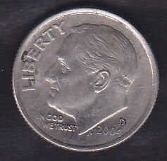 Amerika 1 Dime 2004 D