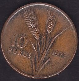 1972 Yılı 10 Kuruş