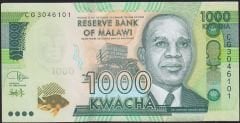 Malawi 1000 Kwacha 2020 Çil Pick 67e