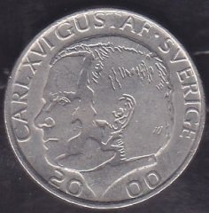 İsveç 1 Kron 2000
