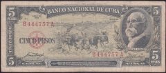 KÜBA 5 PESOS 1958 ÇOK TEMİZ