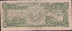 KÜBA 5 PESOS 1958 ÇOK TEMİZ
