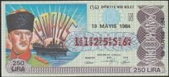 1984 19 Mayıs Çeyrek Bilet - N Serisi