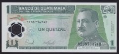Guetemala 1 Quetzal 2006 Çil Polymer Pick 109