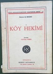 Köy Hekimi Honore de BALZAC - REMZİ KİTABEVİ 1966