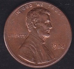 Amerika 1 Cent 1984