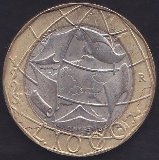 İTALYA 1000 LİRET 1998 eski para değerleri