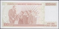 7.Emisyon 3.Tertip 100000 Lira I57 796557 Çil