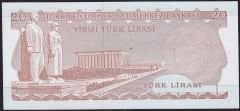 6.Emisyon 3.Tertip 20 Lira F89 781163 Çilaltı