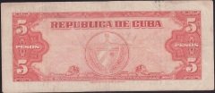 KÜBA 5 PESOS 1949 ÇOK TEMİZ
